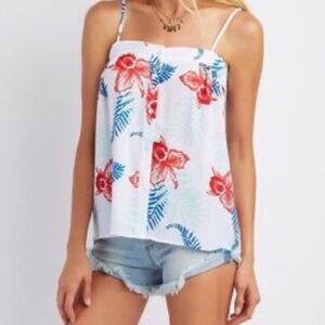 Charlotte Russe Floral Print Women's Top